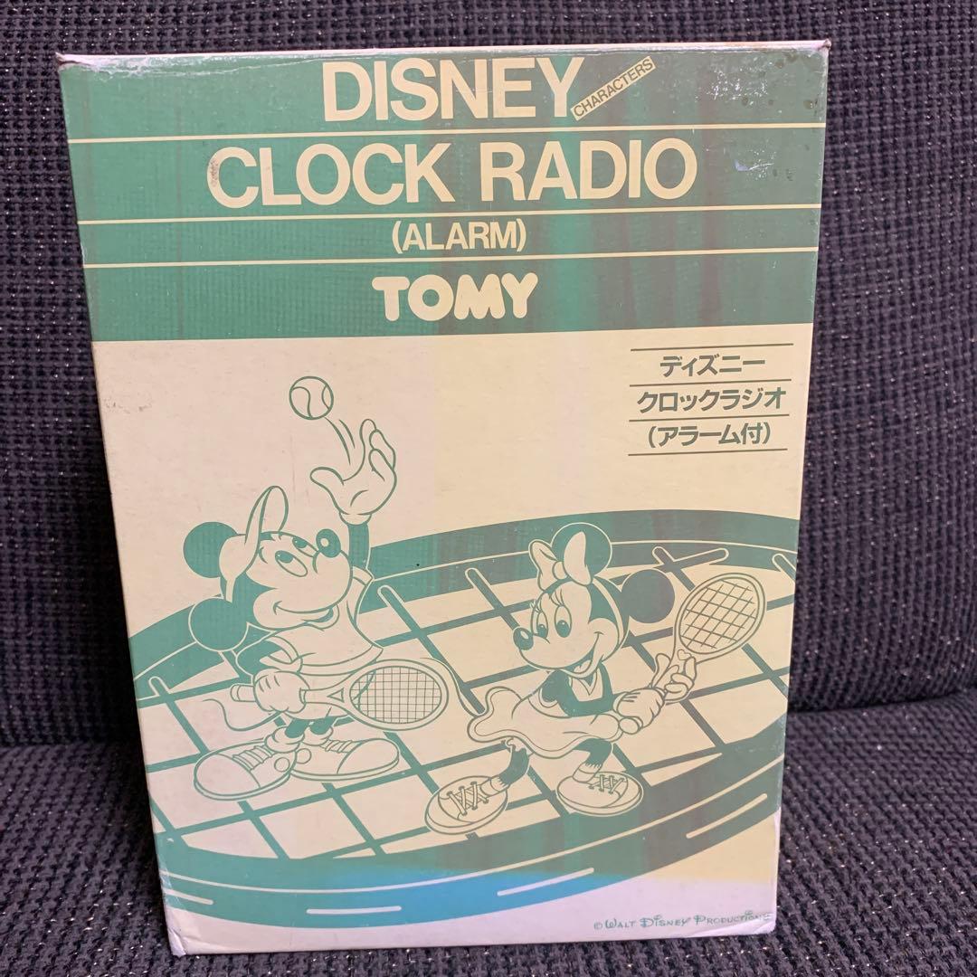 希少 レア ディズニー クロックラジオ ミッキー ビンテージ 時計 レトロ 箱有