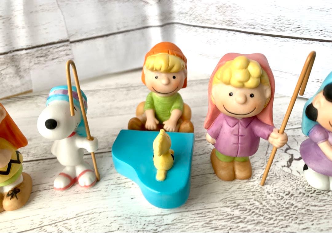 willitts スヌーピー　6体セット　チャーリーブラウン　陶器　フィギュア