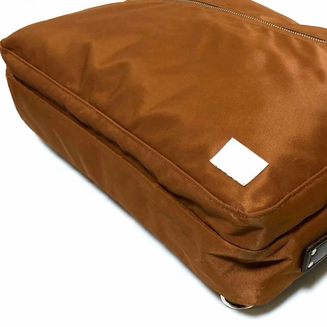 美品✨人気 ポーター リフト ビジネスバッグ3way 2層 A4可 ブラウン