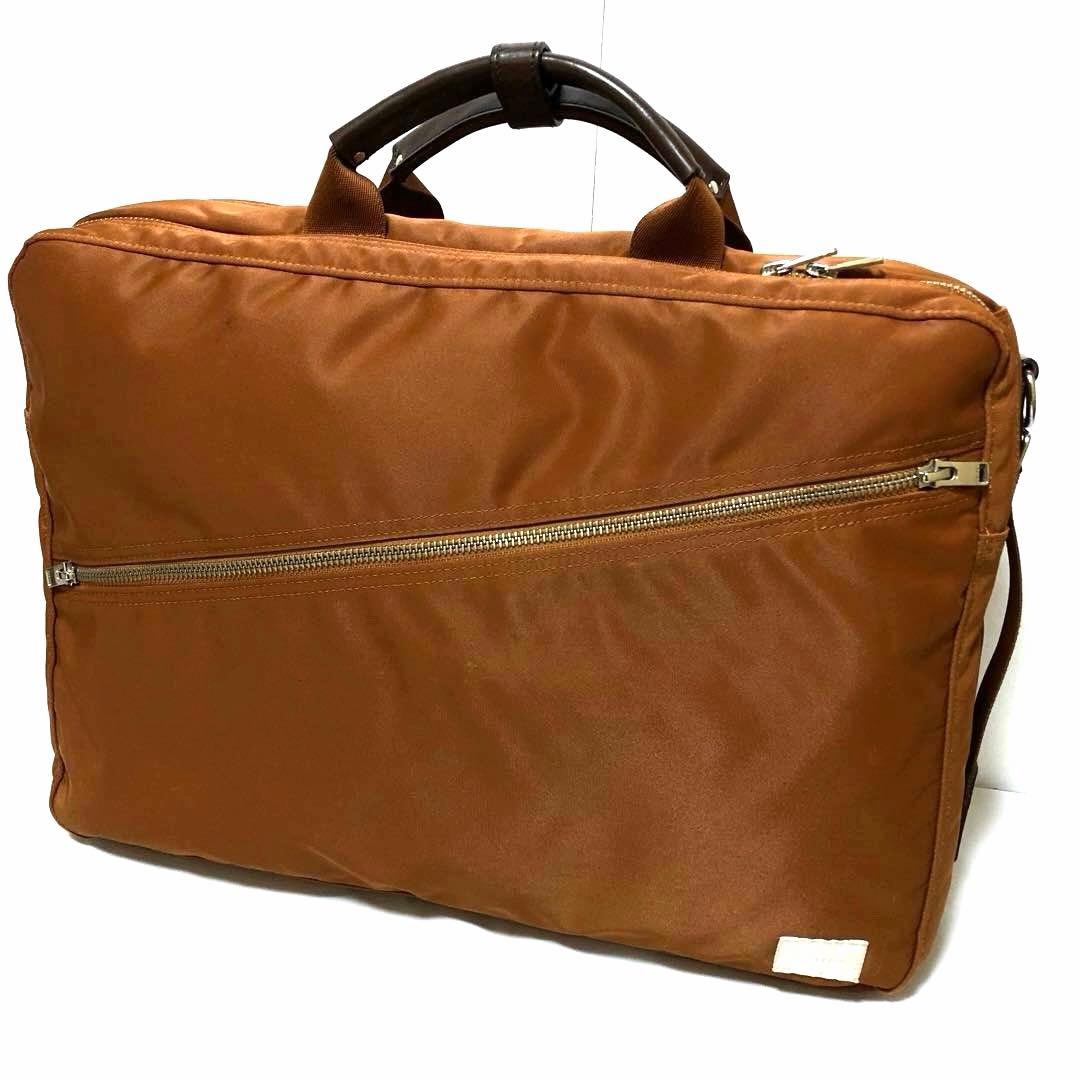 美品✨人気 ポーター リフト ビジネスバッグ3way 2層 A4可 ブラウン