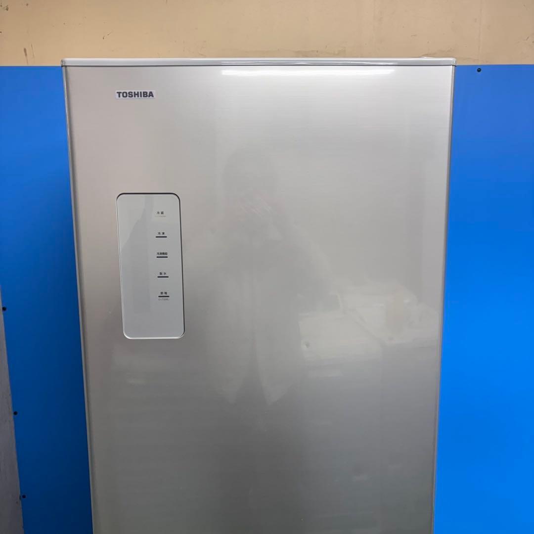 571 東芝 400L強　大型冷蔵庫　自動製氷　真ん中野菜室　右開き　半年保証