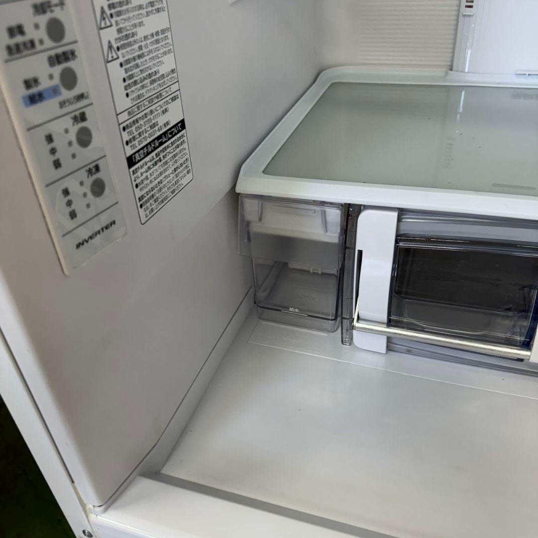 318 関東配送　冷蔵庫　大型　鏡面デザイン　自動製氷機付　美品　保証込　大人気