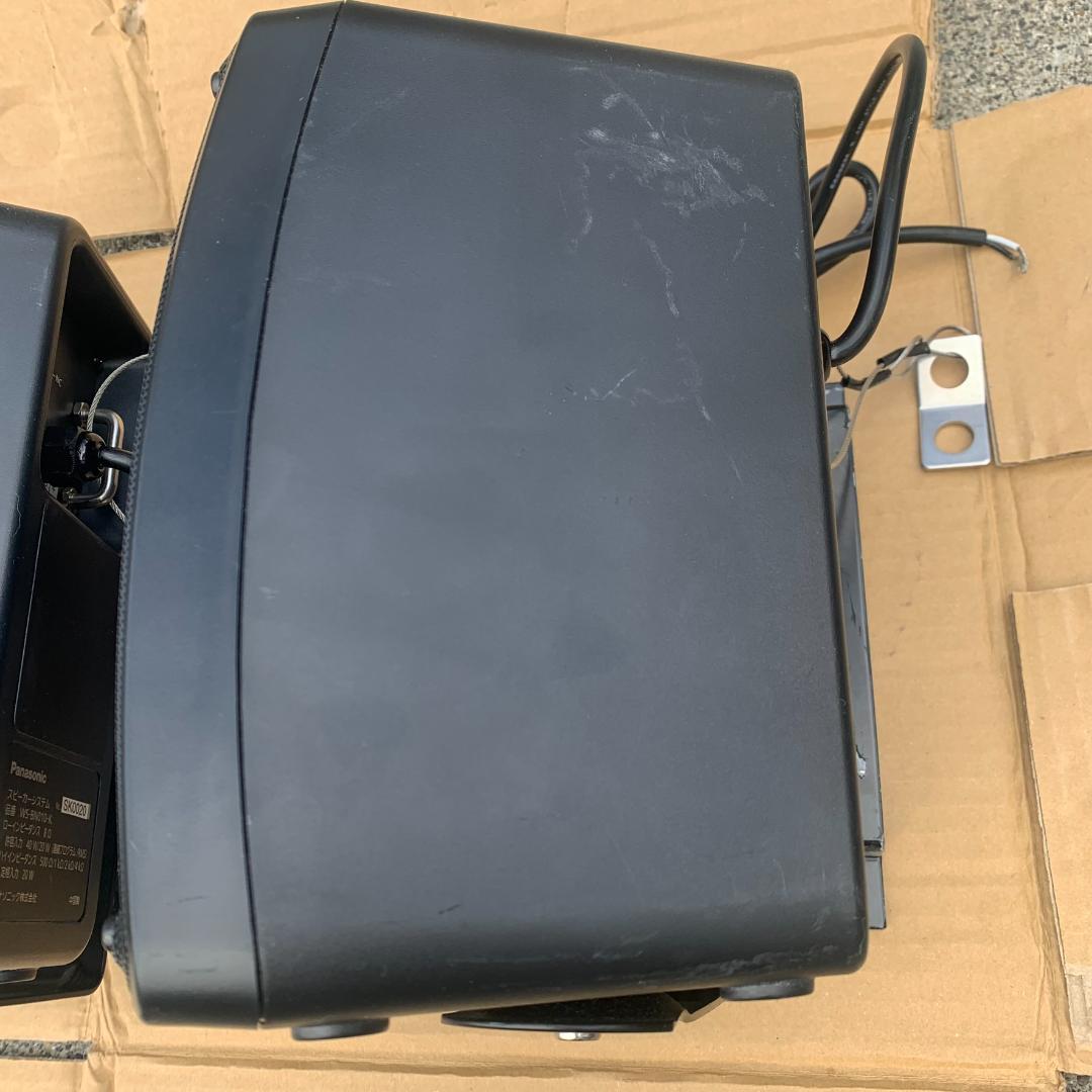 2個　パナソニック ラムサ　WS-BN010-K 　スピーカー 店舗　業務用