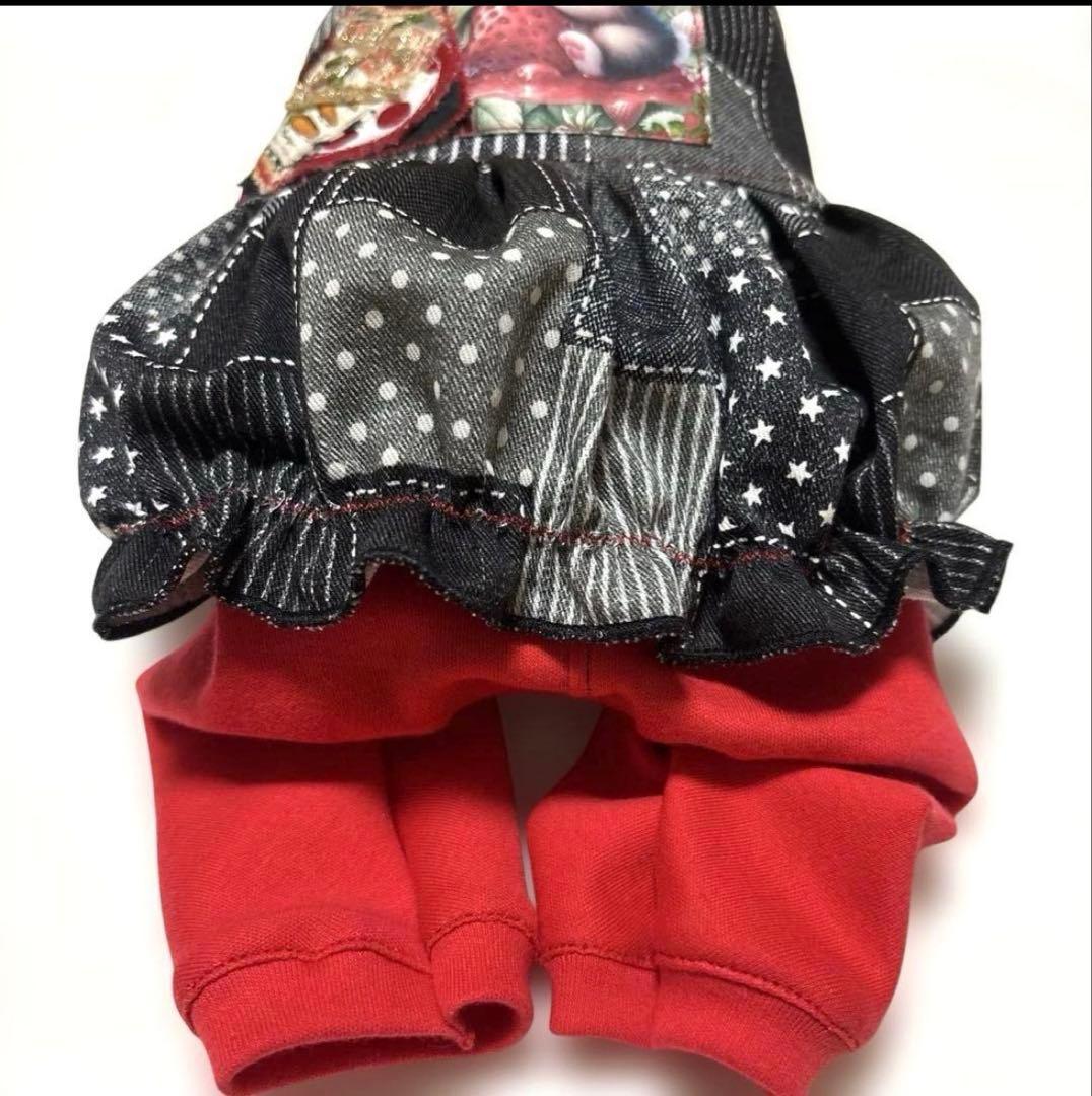 犬服ハンドメイド　まとめ売り　バルーンスカート付き　ロンパース3点セット