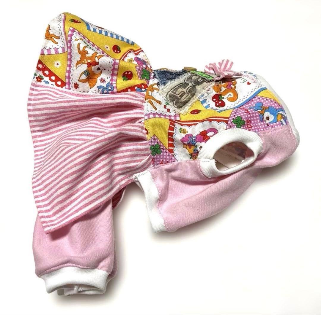 犬服ハンドメイド　まとめ売り　バルーンスカート付き　ロンパース3点セット