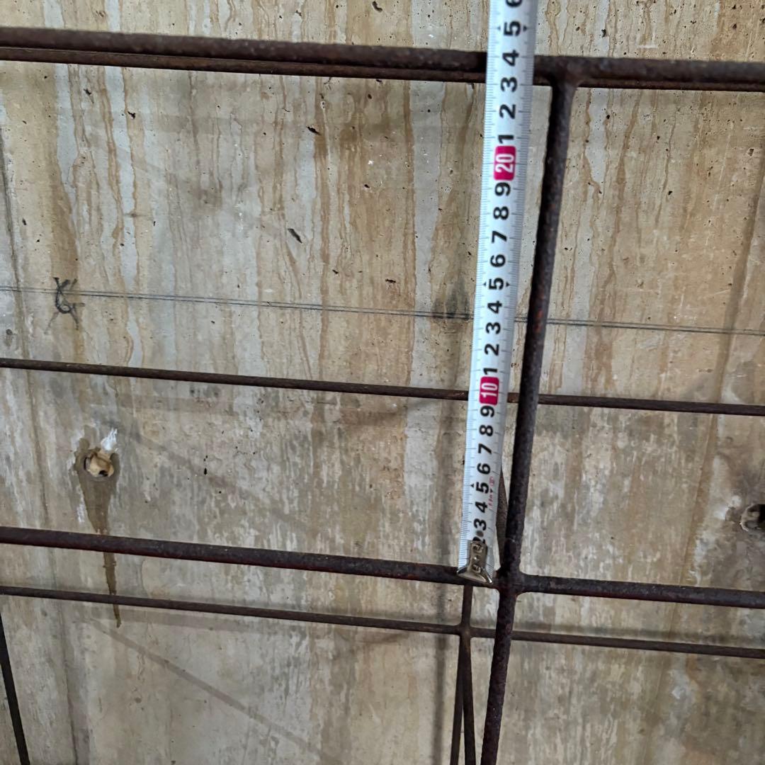 ヴィンテージ　オープンシェルフ　アイアンフレーム×古材　インダストリアル