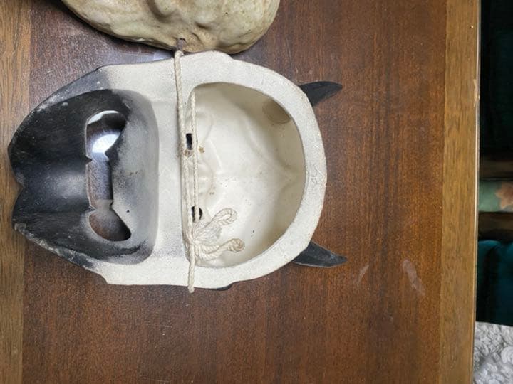 能面　4種　陶器