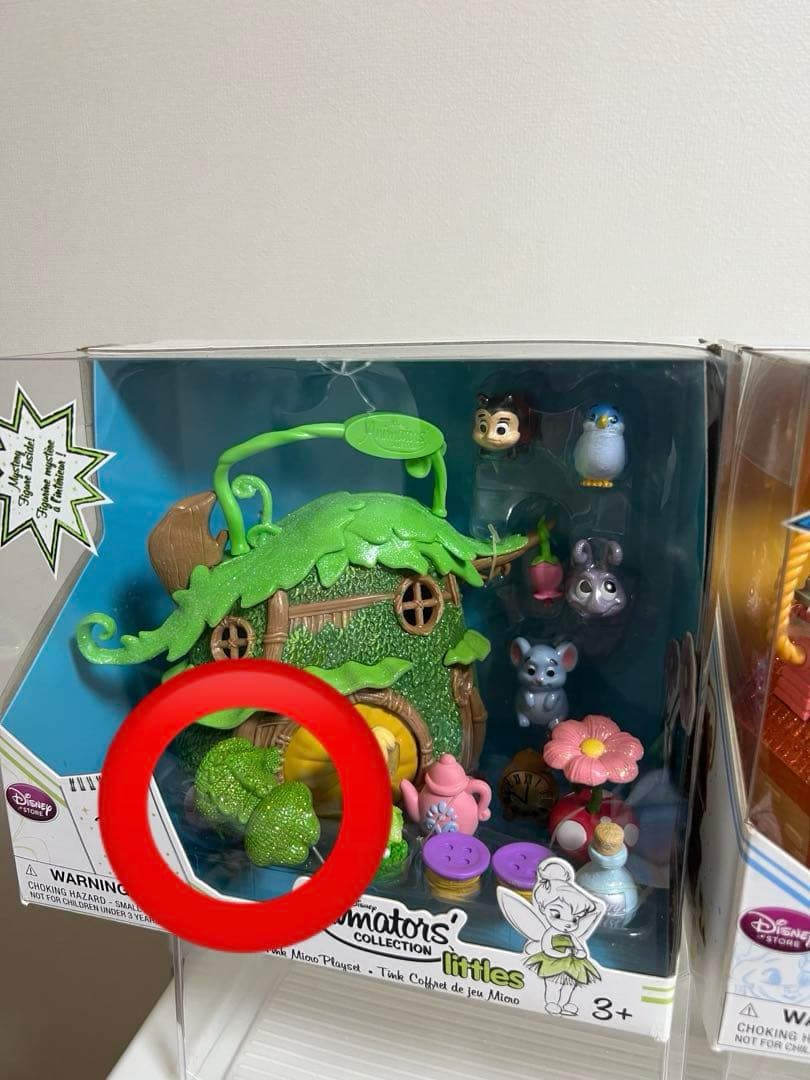 アニメータードール（ミニ）ティンカーベル、ベルのフィギュアとお家