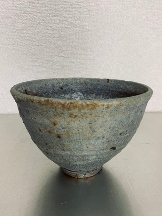 茶碗　唐津窯変　杉本立夫　号は泥牛　　京都大吉主人　抹茶碗　桐箱入