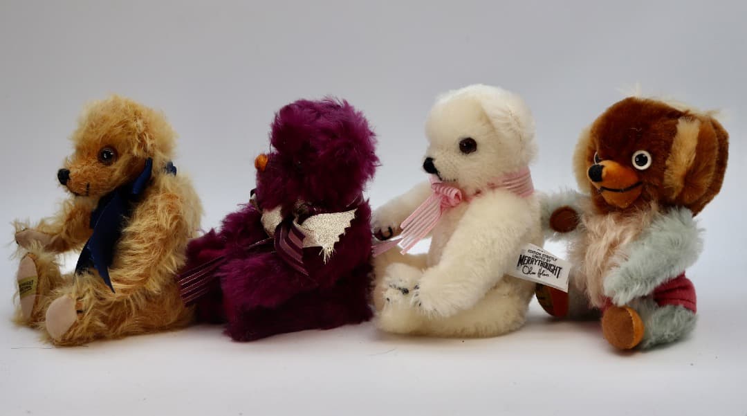 Merrythought 1999年 記念ボックスセット ４体木製ボックス入り