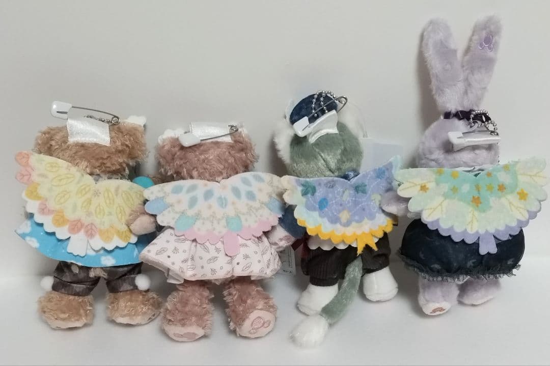 ウィッシングウイングス　ぬいぐるみバッジ４点 X ５組（２０点）