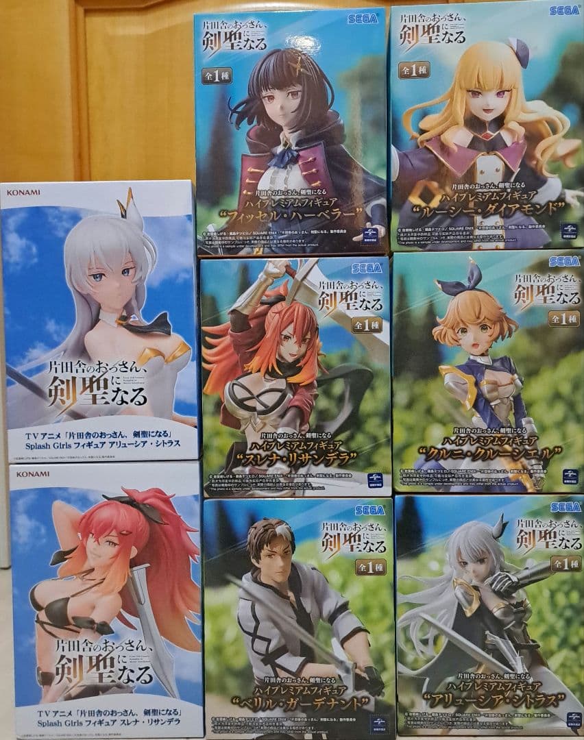 【おっさん剣聖】　プライズ　フィギュア　まとめ売り　８種類