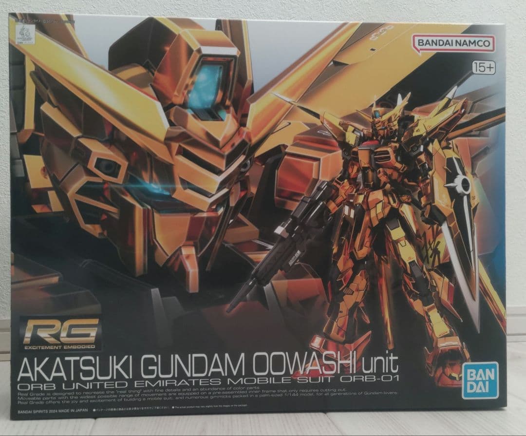 【新品】RG 1/144 アカツキガンダム（オオワシ装備）