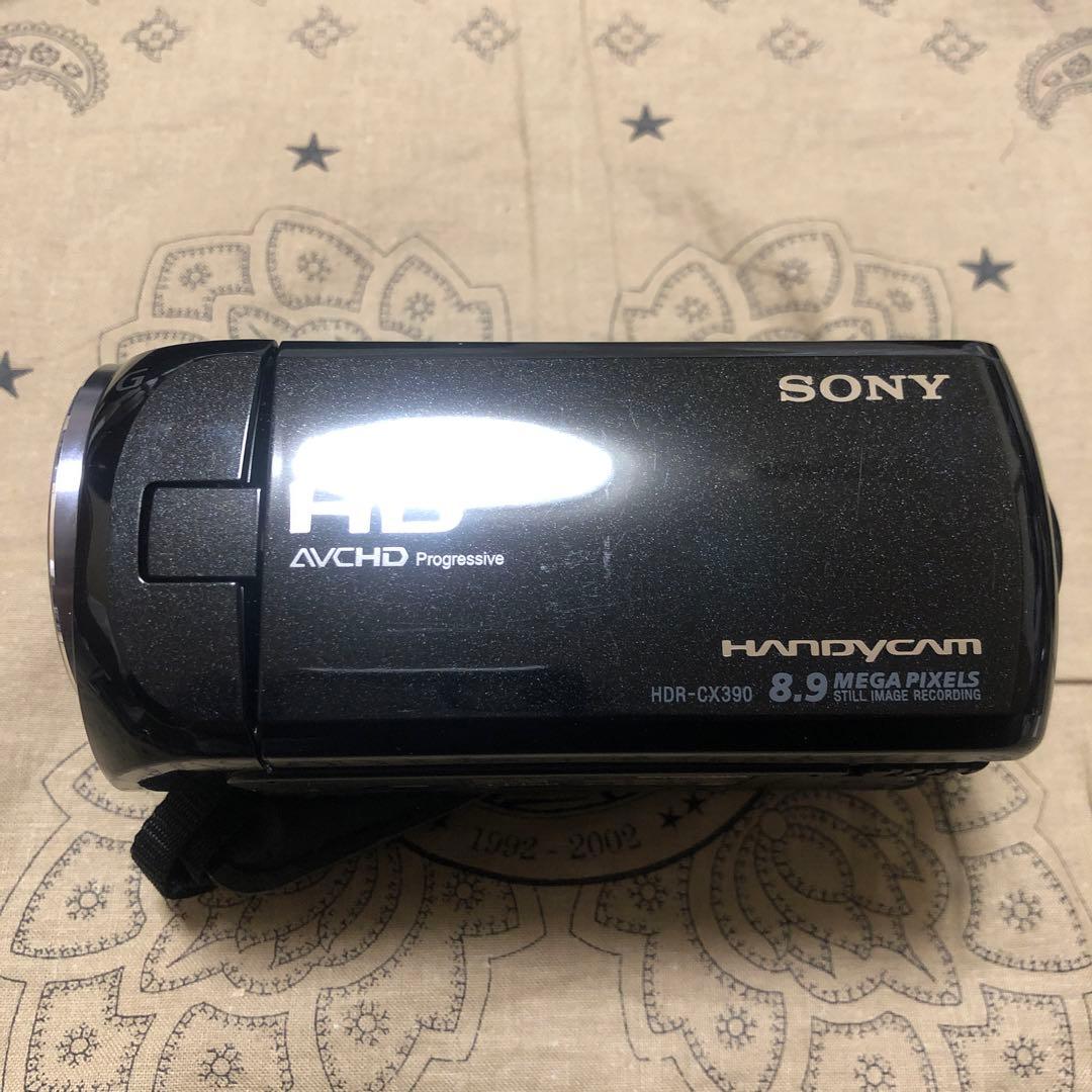 美品 SONY HDR-CX390 バッテリー2個付 ビデオカメラ
