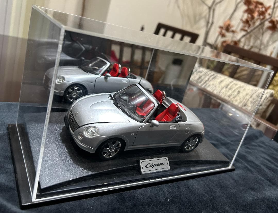コペン 1/18スケールミニカー と オーナーズミニカー