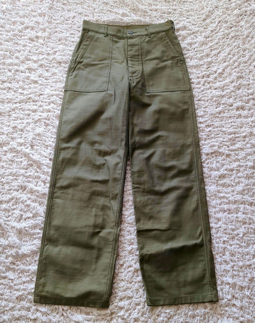 美品　22SS HYKE BACK SATIN BAKER PANTS サイズ4