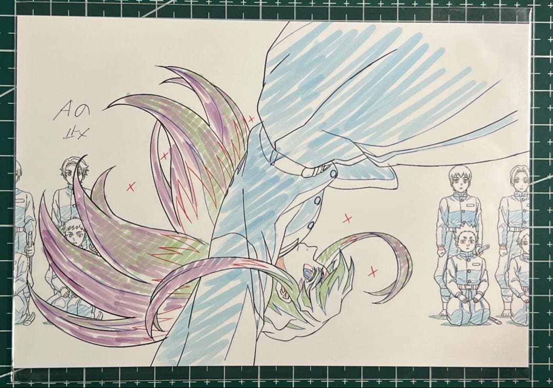 ②鬼滅の刃 柱展 柱表情　原画ポストカード 時透無一郎