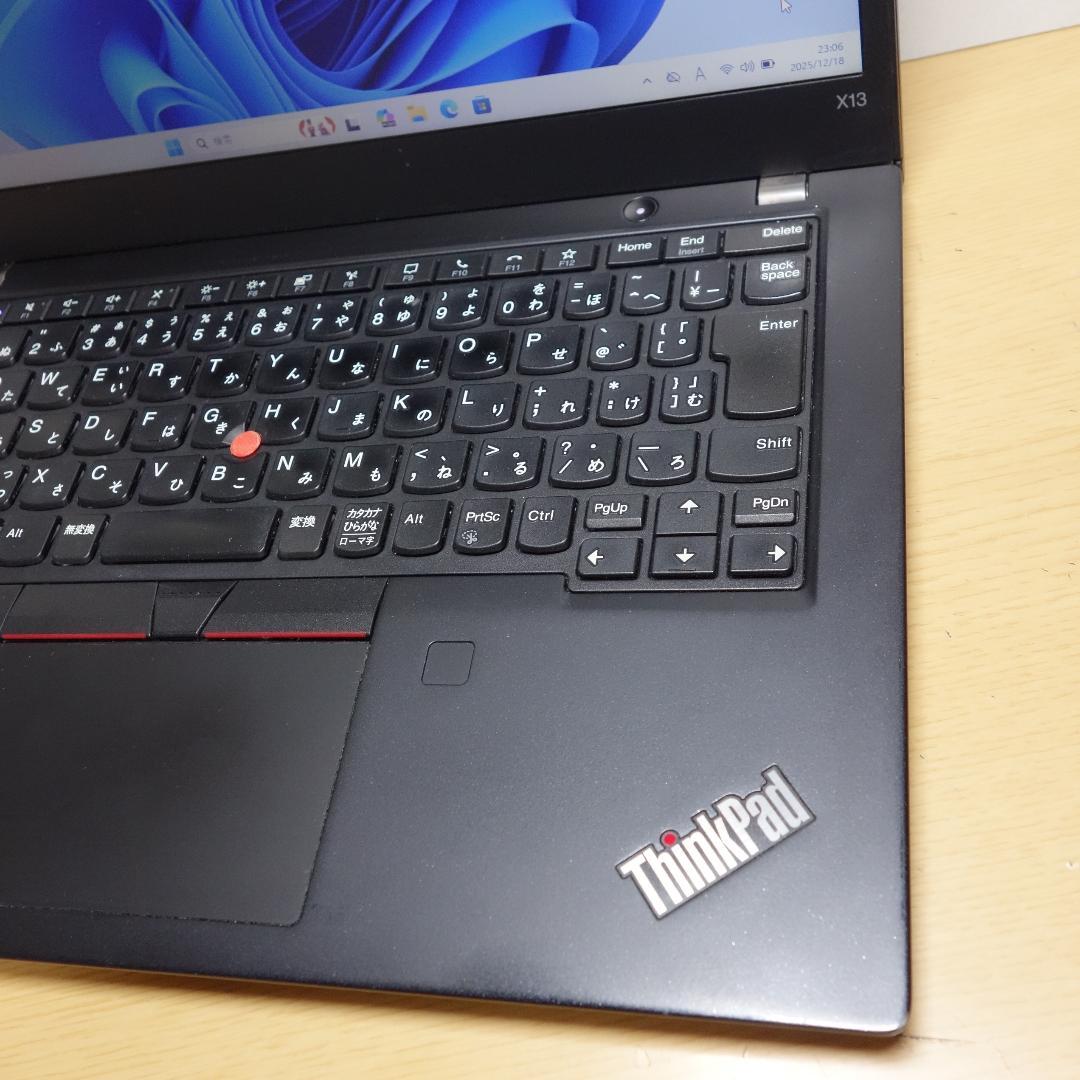 ThinkPad X13◆Core i5-10310U/256G/8G/電池長持
