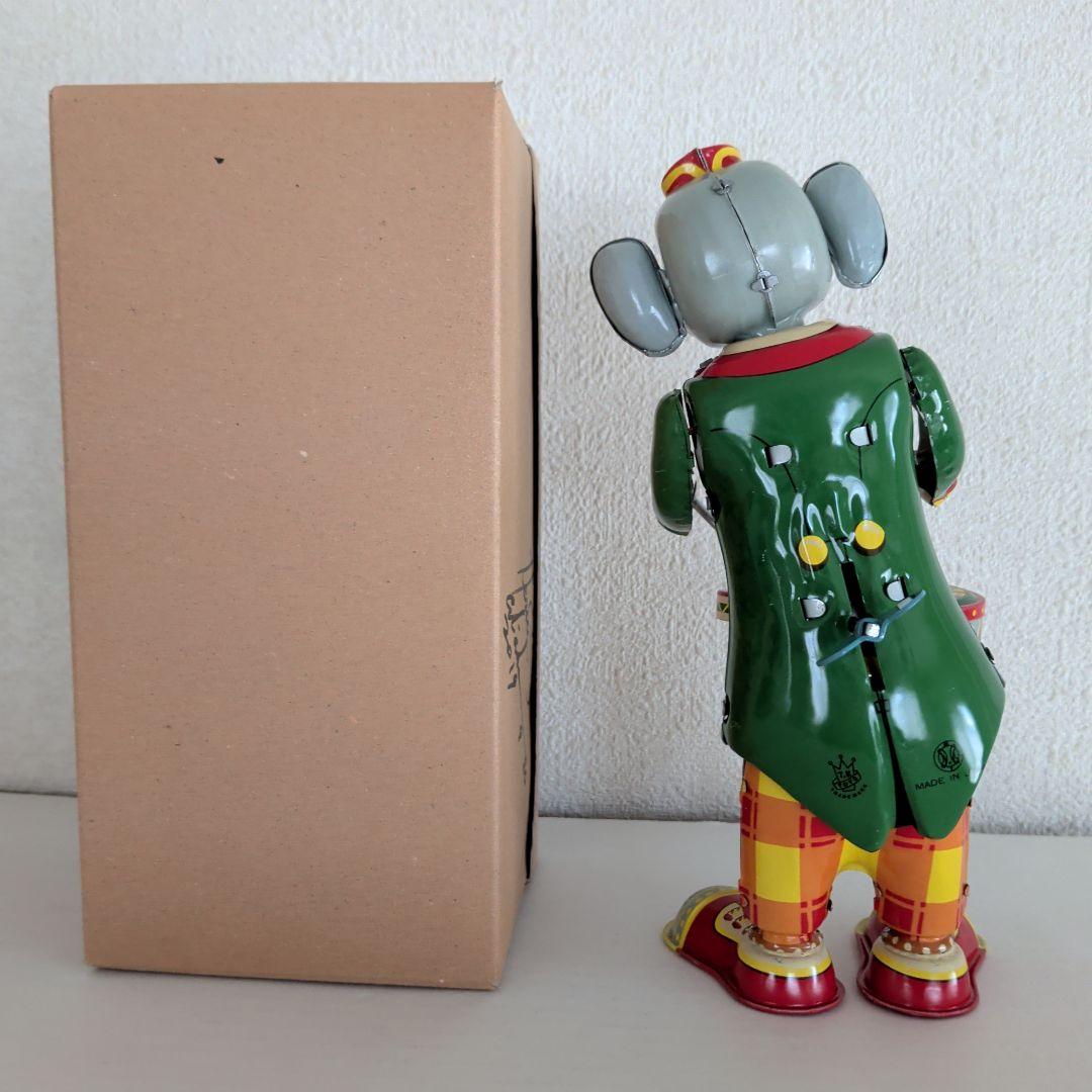 ブリキのおもちゃ　ゾウノタイコタタキ　北原照久サイン付　復刻　トイズクラブ