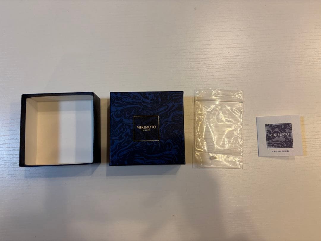 MIKIMOTO パールブローチ 雪の結晶 ケース 外箱 付属品一式【美品】