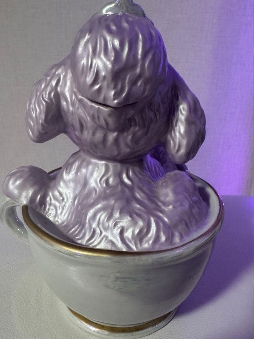 ティーカップ プードル デキャンタ ローズ ロゼ 空瓶 飾りボトル