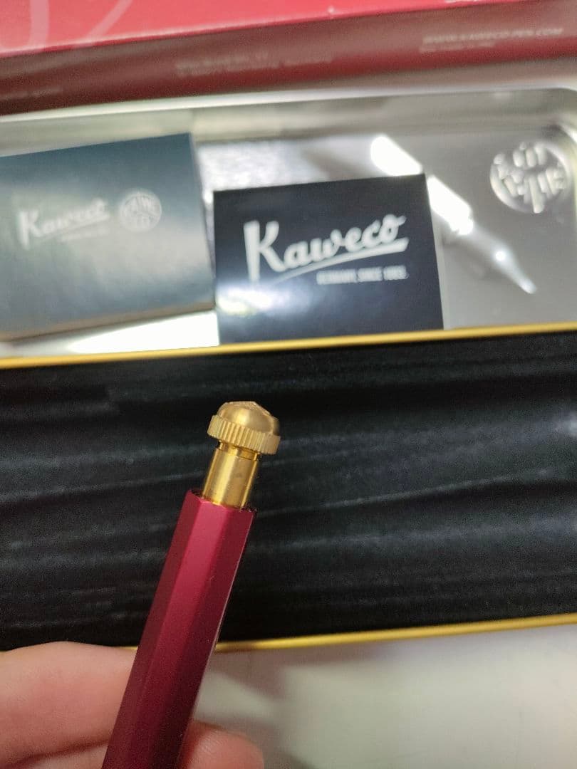 KAWECO 復刻 限定 0.5mm　2021コレクション 赤　インクブルー