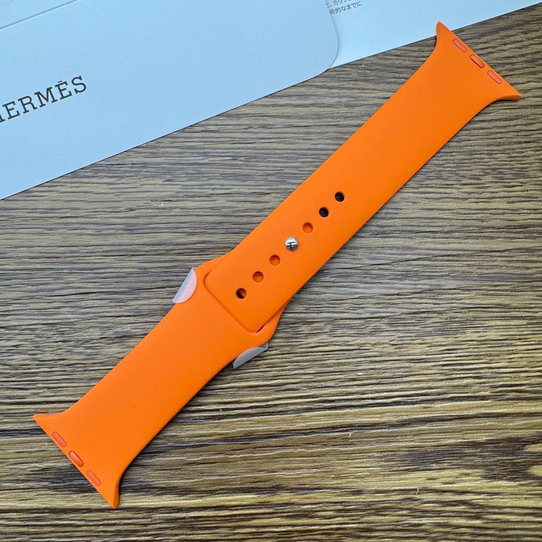 2517 未使用46㎜　Apple Watch エルメス　オレンジ　スポーツ