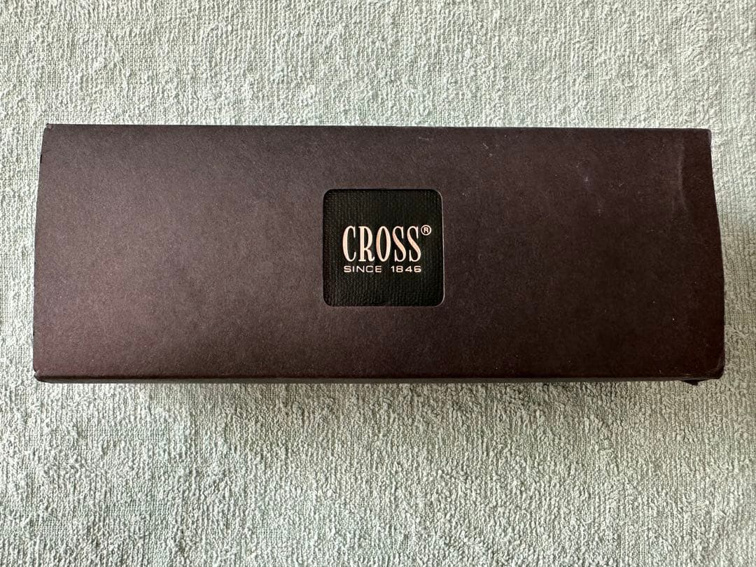 CROSS ヴィンテージ 万年筆　シルバー　ゴールド　専用ケース付き