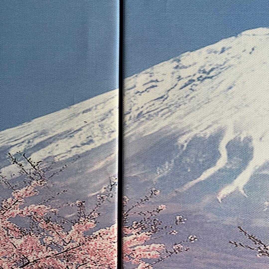 キャンバス プリントアート 富士と桜  インテリア 絵画