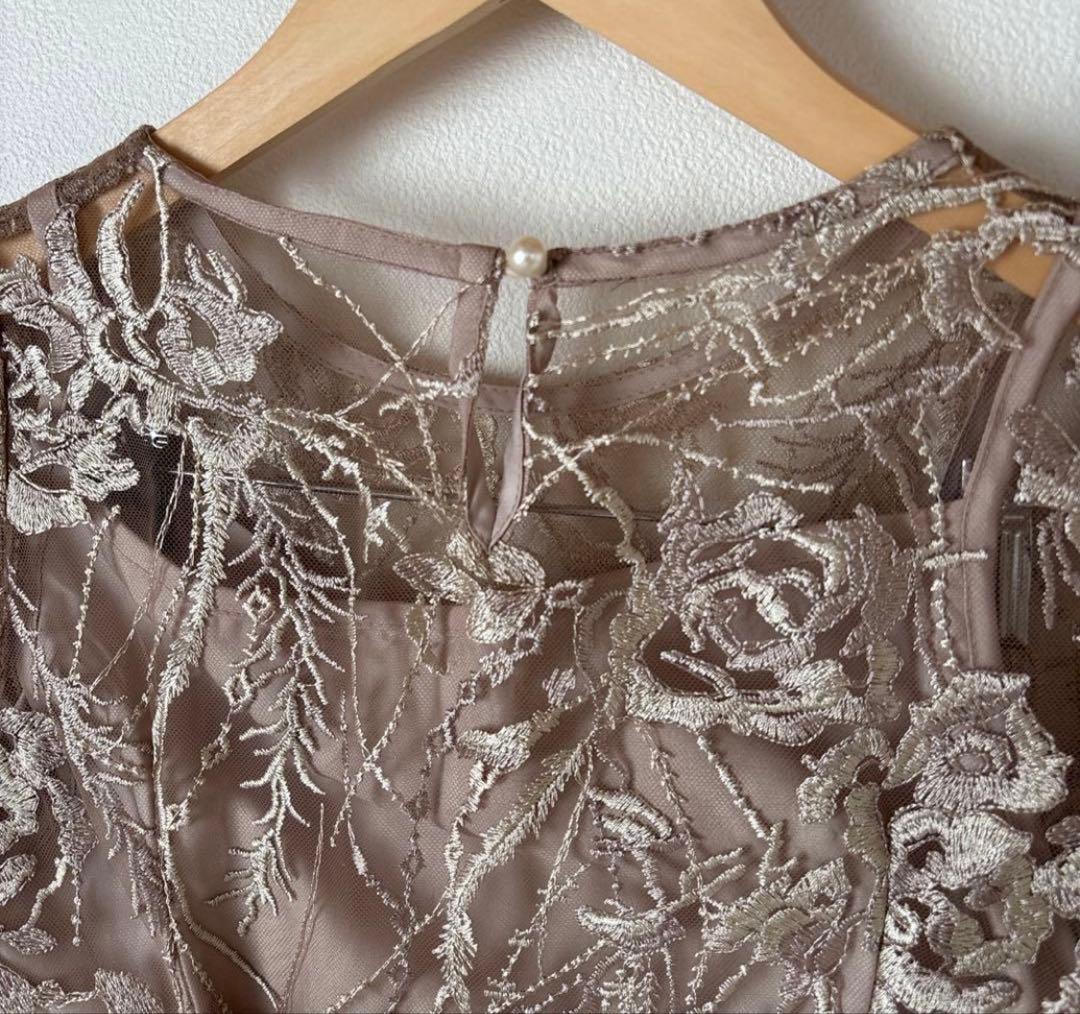 niana パーティドレス　お呼ばれドレス　ベロアリボンセット