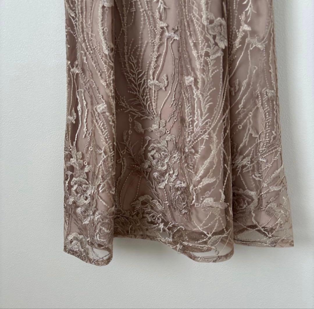 niana パーティドレス　お呼ばれドレス　ベロアリボンセット