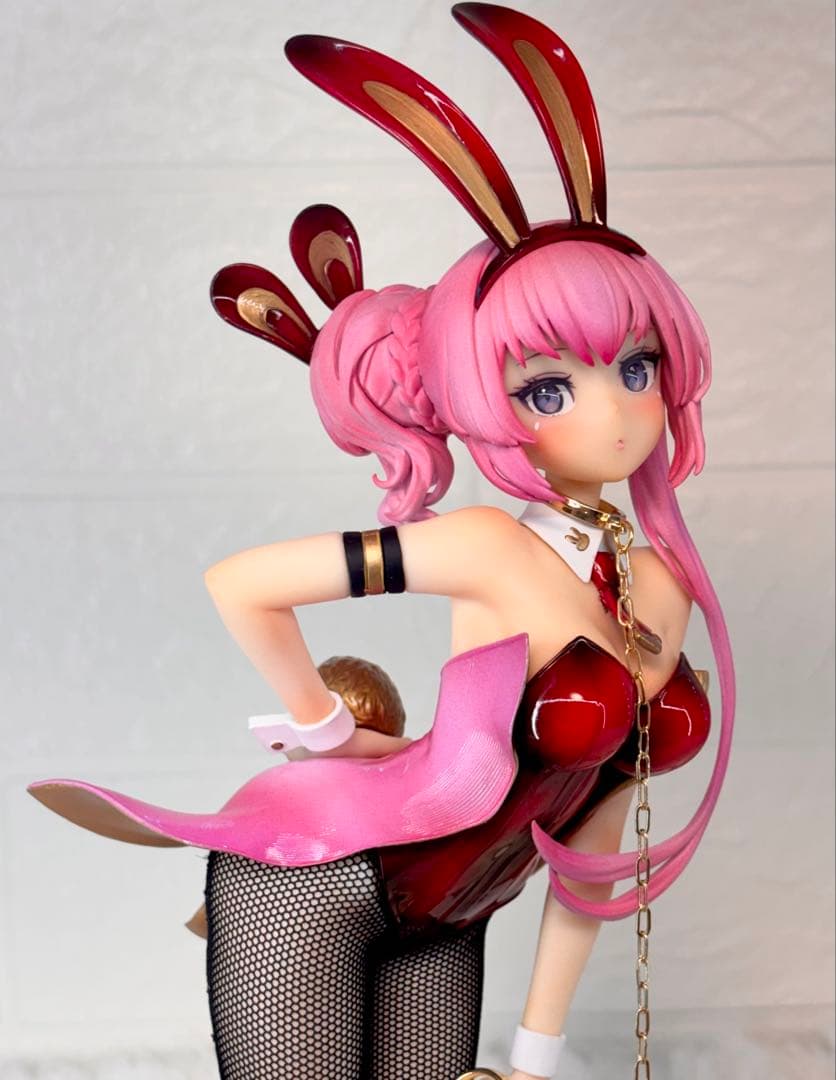 ち*こ様 初音ミク　巡音ルカ　フィギュア　リペイント　バニーver ゴールドパー