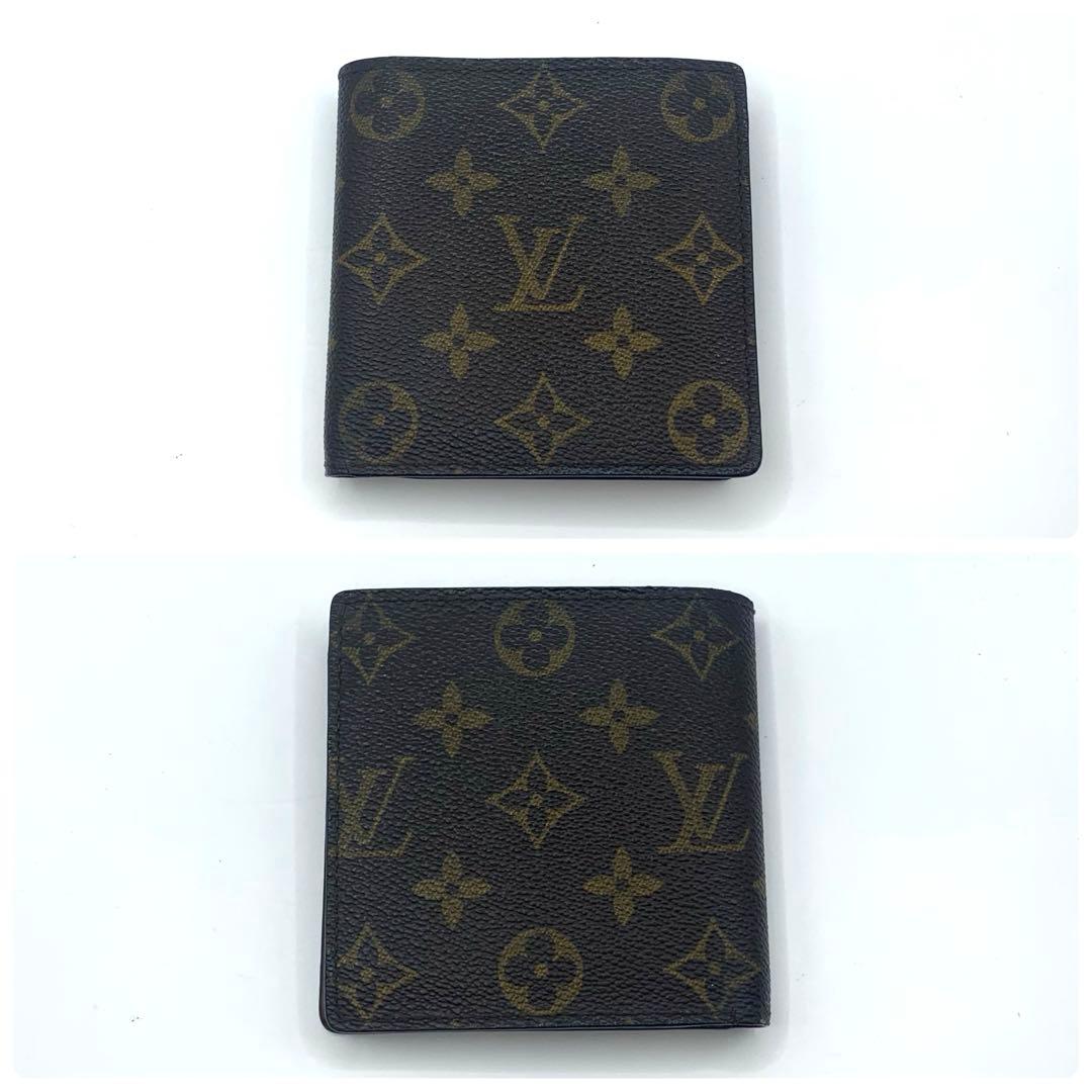 ルイヴィトン 二つ折り財布 ポルトフォイユ マルコ モノグラム コンパクト財布
