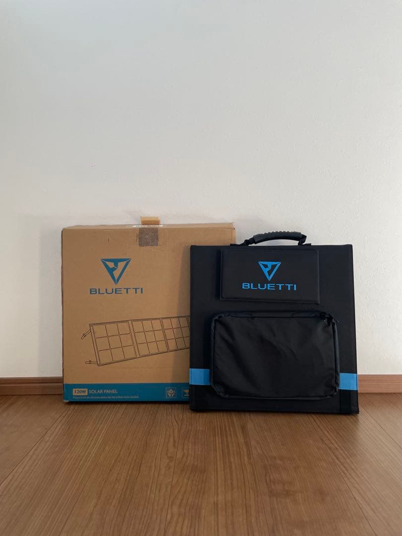 【美品/未使用】BLUETTI SP120ソーラーパネル |ポータブル電源へ充電