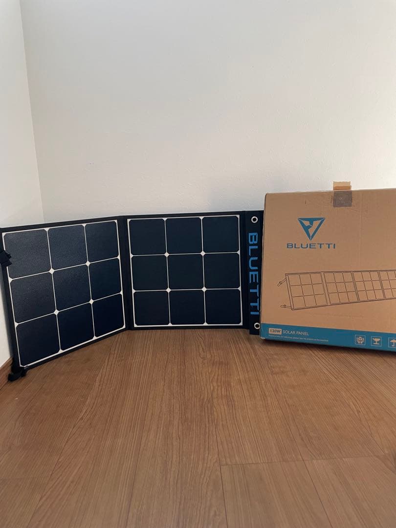 【美品/未使用】BLUETTI SP120ソーラーパネル |ポータブル電源へ充電