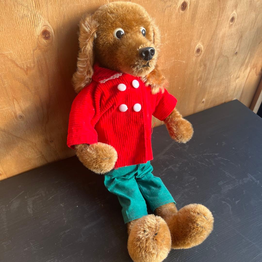 ぬいぐるみ アンティーク ドイツ シュコー ビゴベロ イヌ ダックスフント