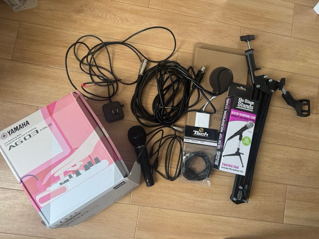 YAMAHA ag03 配信機材セット 歌配信