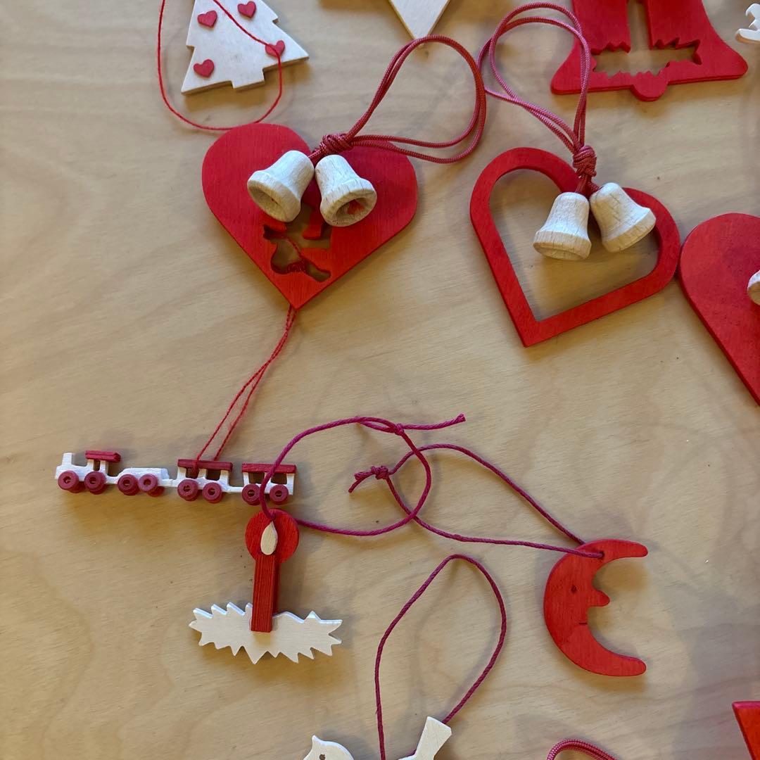 木のクリスマスオーナメント ドイツ製 レロ社