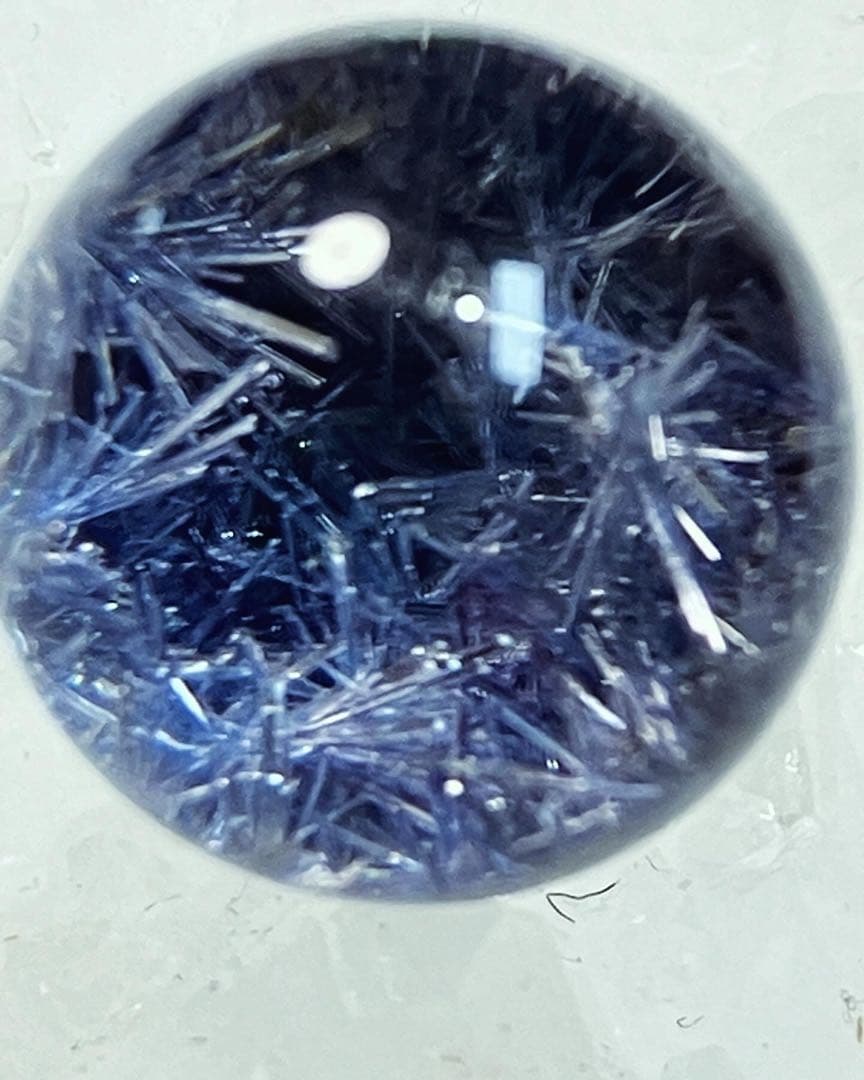 最高級品質 デュモルチェライトインクォーツ スフィア 12.0mm