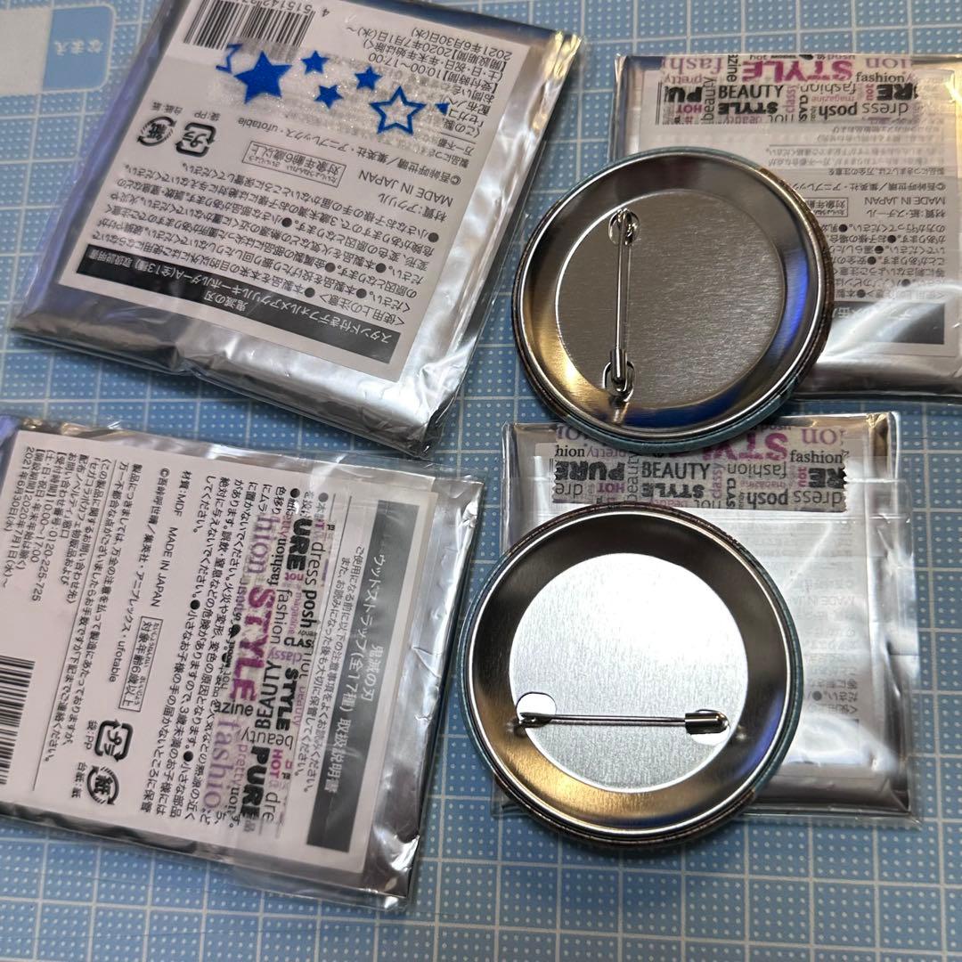 鬼滅の刃　時透無一郎　SEGA セガコラボカフェ　缶バッジ　アクスタ　ストラップ