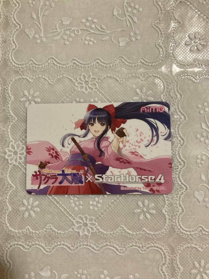 サクラ大戦 x StarHorse4 Aimeカード&クリアファイル&花札