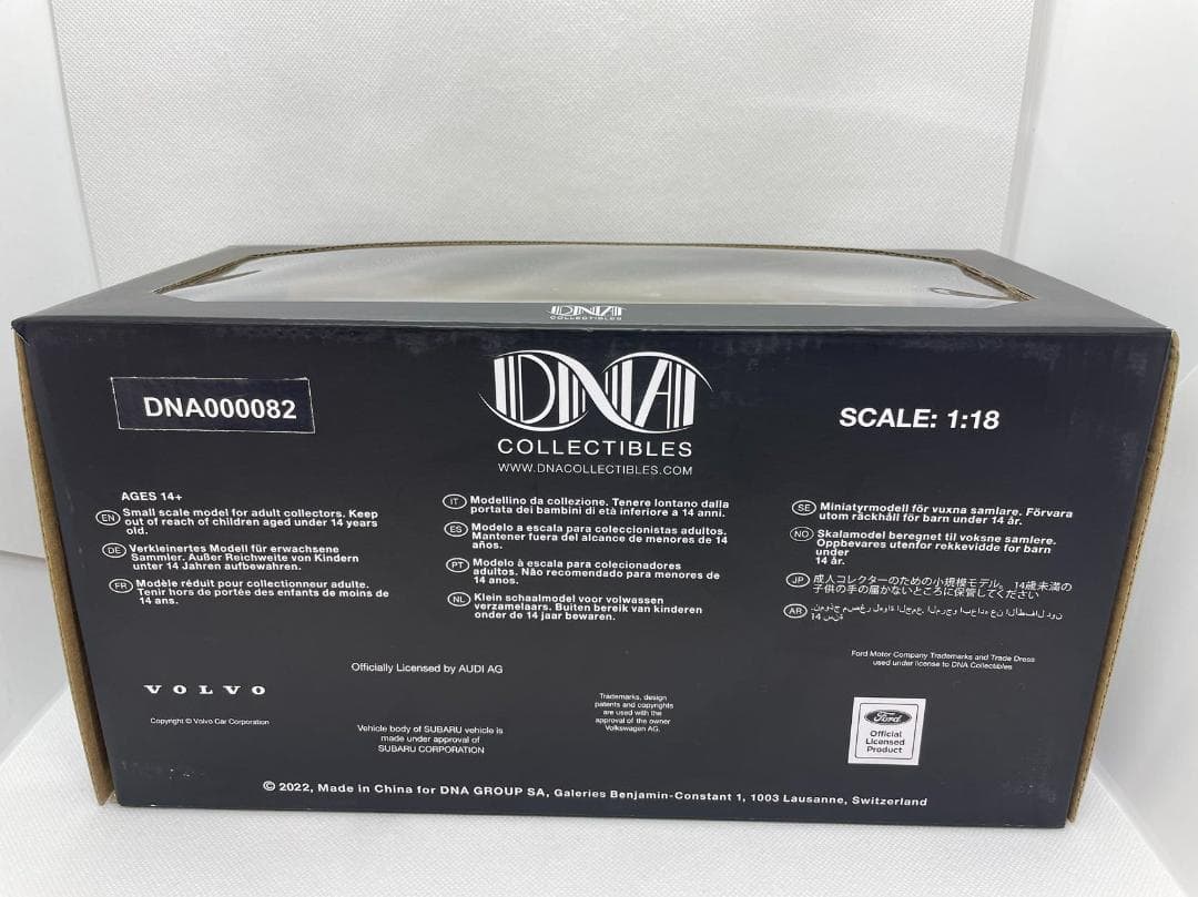 701-008 DNA 1/18 スバル XT 4WD Turbo ホワイト