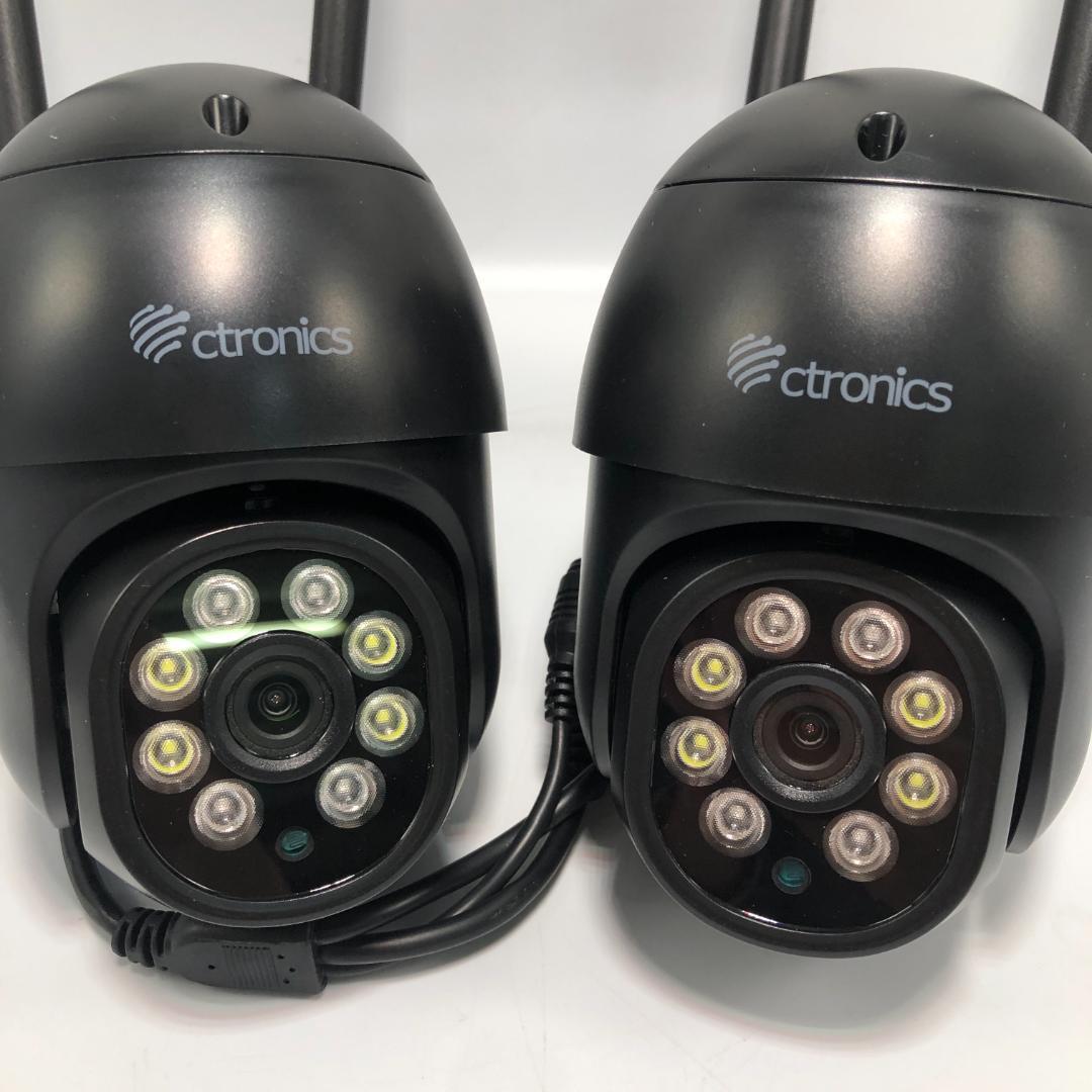 Ctronics 防犯カメラ 屋外 セット 5GHzWiFi/Y31361-O1