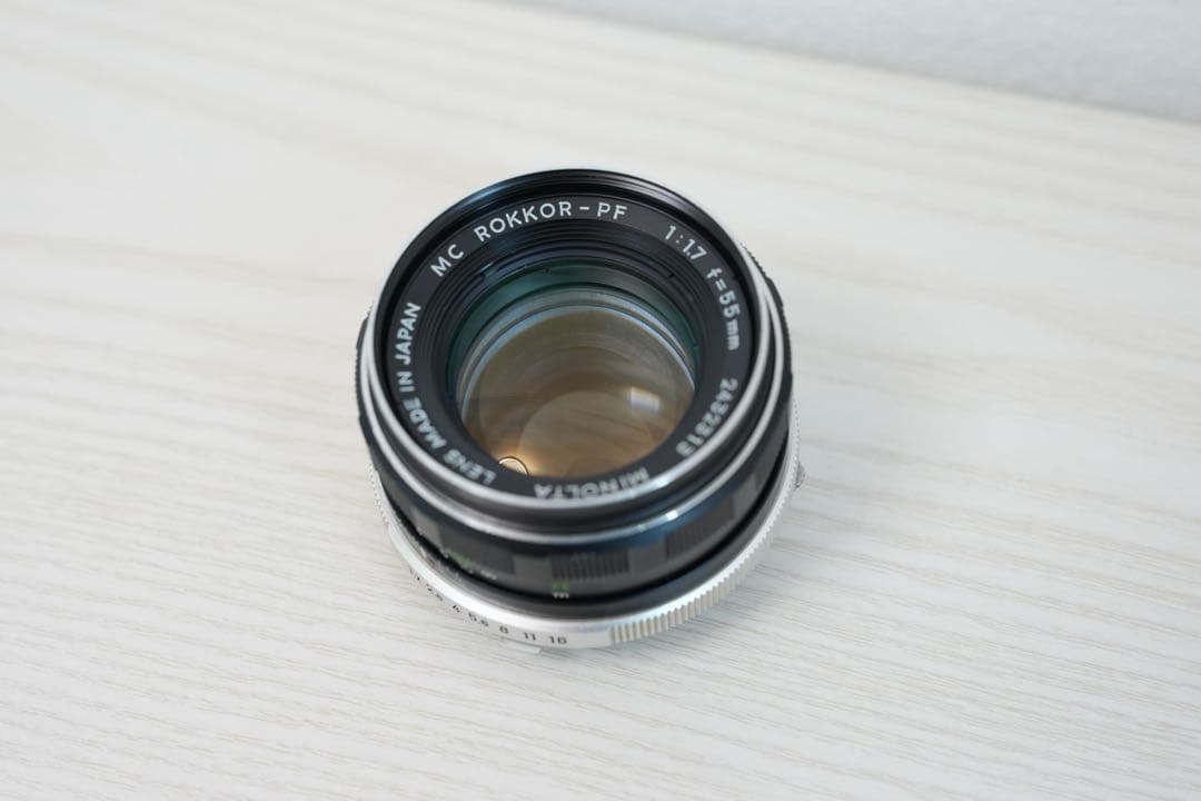 レンズ(単焦点) MINOLTA ROKKOR 55mm F1.7