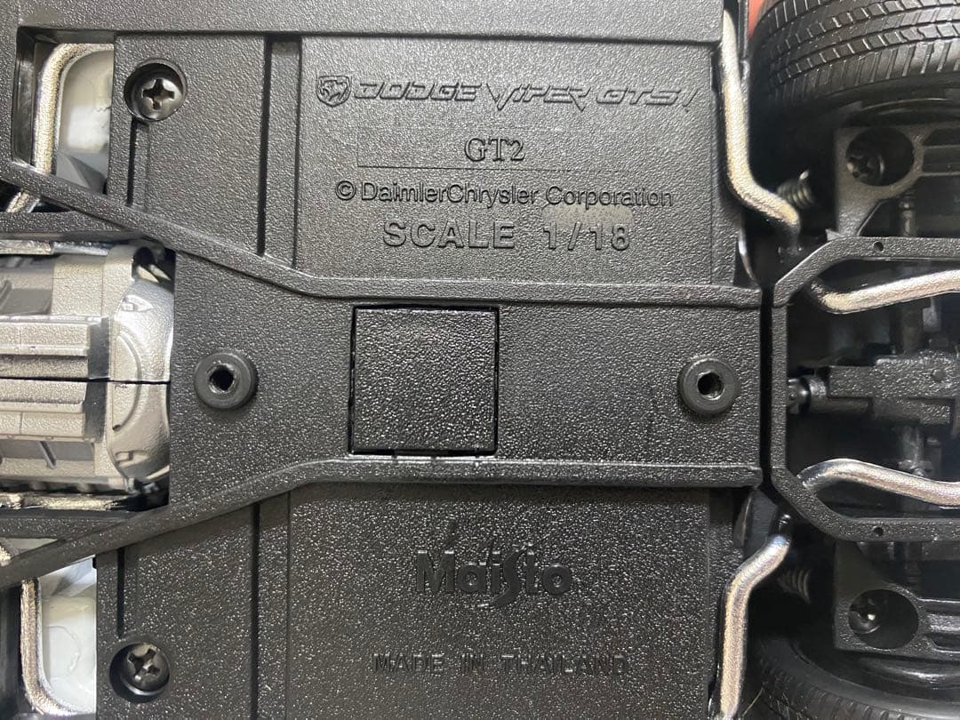 ミニカー Maisto DODGE VIPER GTS GT2 1/18