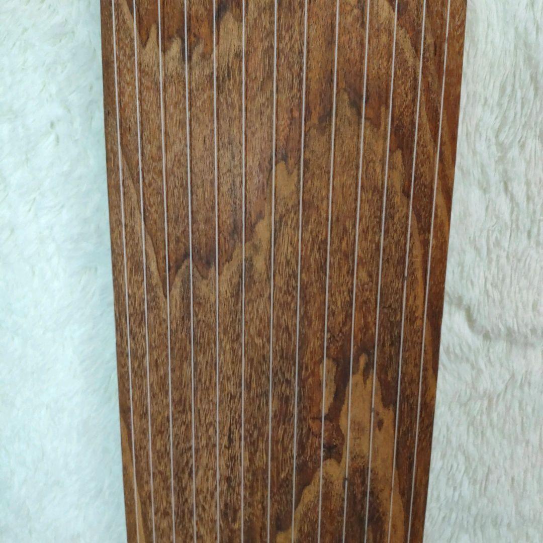 美品　琴　和楽器　弦楽器 13弦　すだれ彫り　付属品