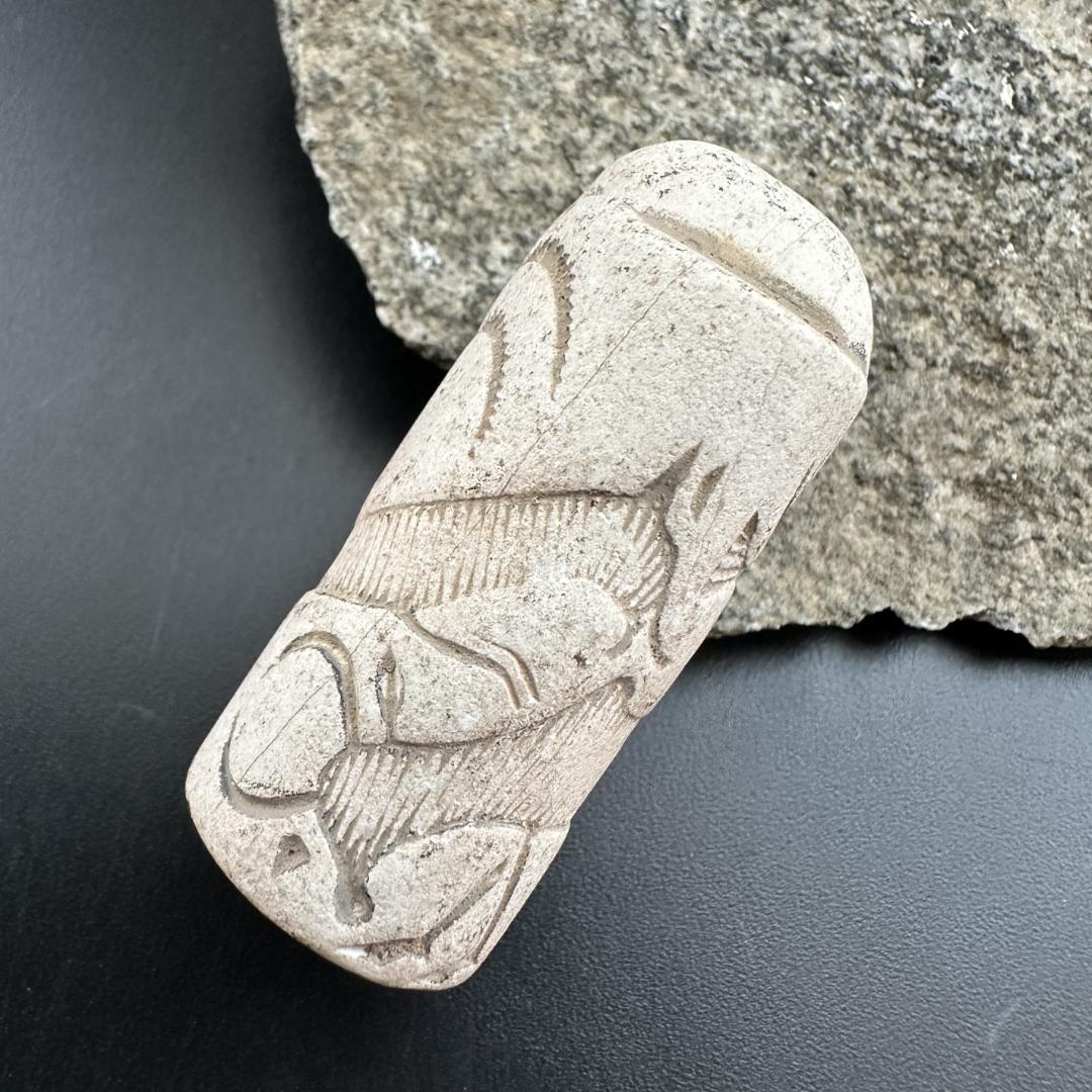 円筒印章 古代メソポタミア文明 自然の調和 スタンプ パワーストーン 1493