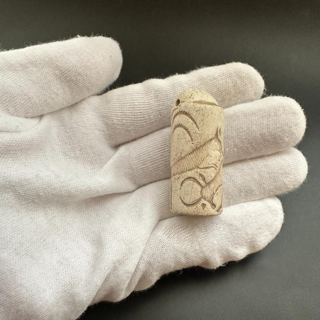 円筒印章 古代メソポタミア文明 自然の調和 スタンプ パワーストーン 1493