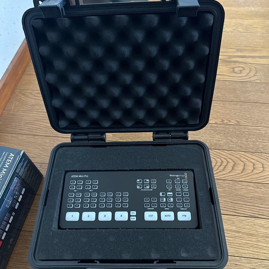 送料無料！Blackmagic ATEM Mini Pro 専用ケース付き