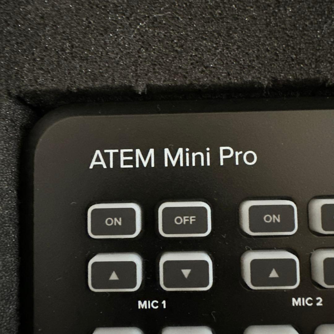 送料無料！Blackmagic ATEM Mini Pro 専用ケース付き